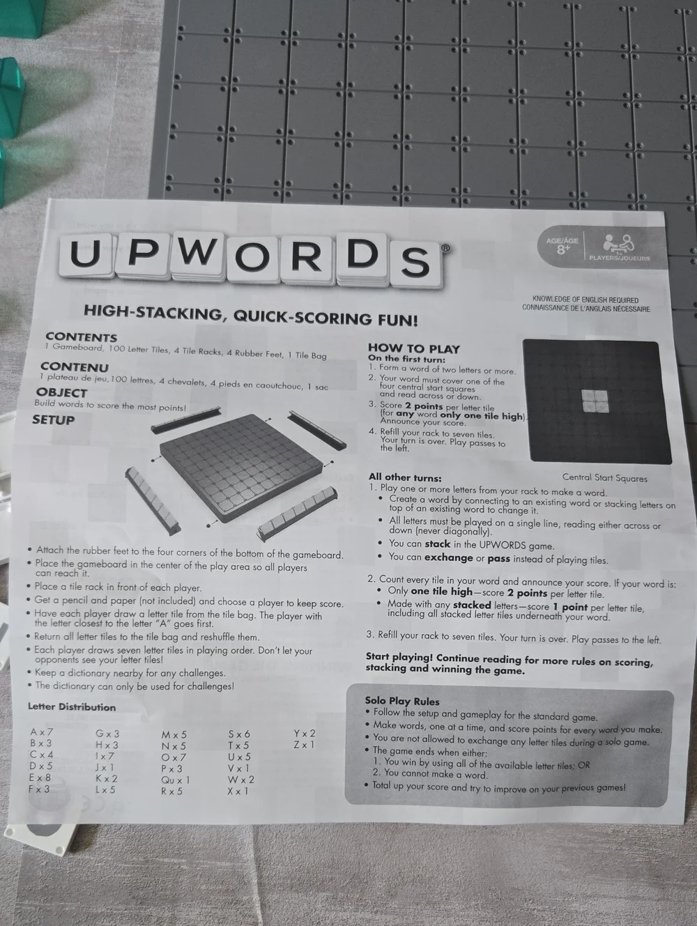 Spin Master upwords board